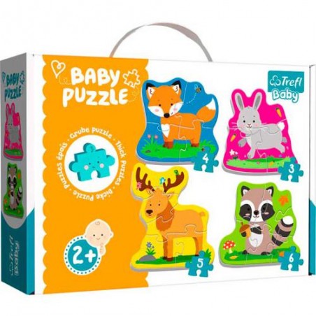 BABY PUZZLE - ANIMAIS DA FLORESTA