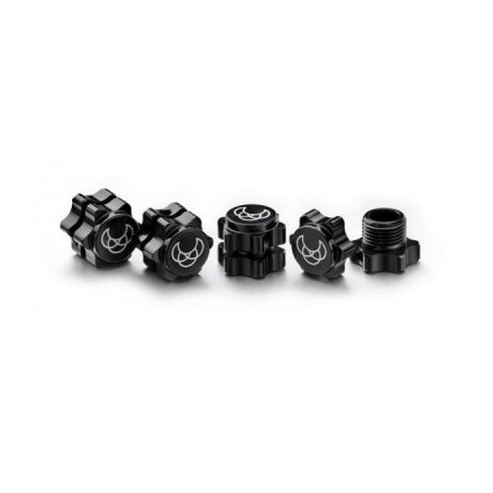 Wheel Hub Set 17mm black (4)