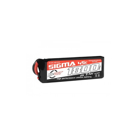 RC Plus - Li-Po Batterypack Sigma 45C 1800 mAh 2S1P 7.4V