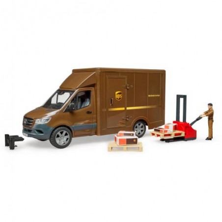 Bruder MB SPRINTER UPS COM DRIVER E ACESSÓRIOS