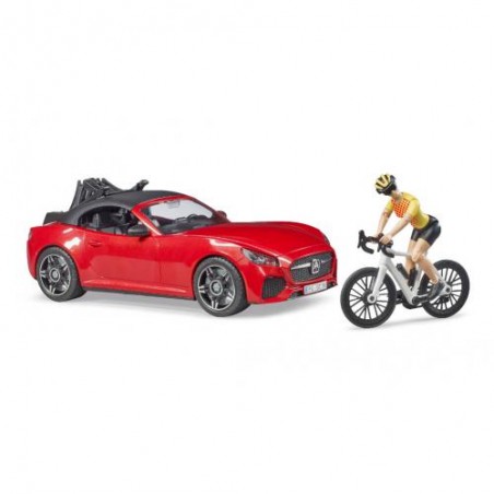 Bruder ROADSTER BRUDER C/ BICICLETA + CICLISTA