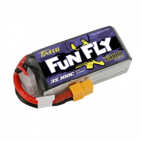 SÉRIE TATTU FUNFLY 1300 MAH 11.1V 100C 3S1P COM XT60