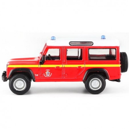 BURAGO BOMBEIRO LAND ROVER DEFENDER