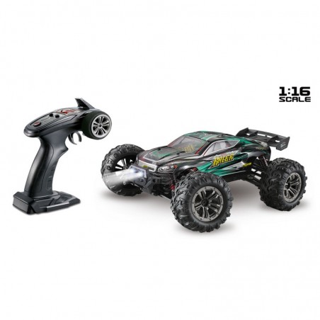 SCALE 1:16 4WD HIGH SPEED TRUGGY, 2,4GHZ BLACK/GREEN