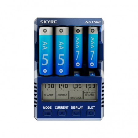 CARREGADOR RC1500 PARA 4X AA/AAA USB SKYRC
