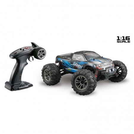 SCALE 1:16 4WD HIGH SPEED TRUGGY, 2,4GHZ BLACK/BLUE