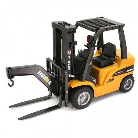Empilhadeira RC com controle remoto 2 em 1 HUINA 1576 2.4GHZ 1:10 com
