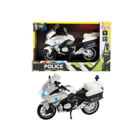 MOTO POLICIA C LUZ E SOM