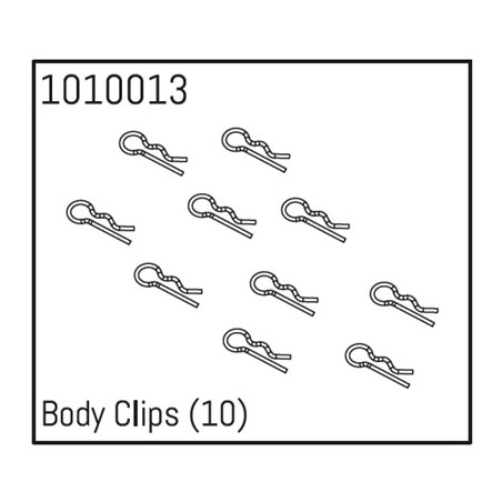 Body Clips 10 un
