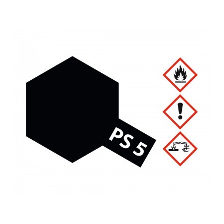 PS-5 Black Polycarbonate 100ml
