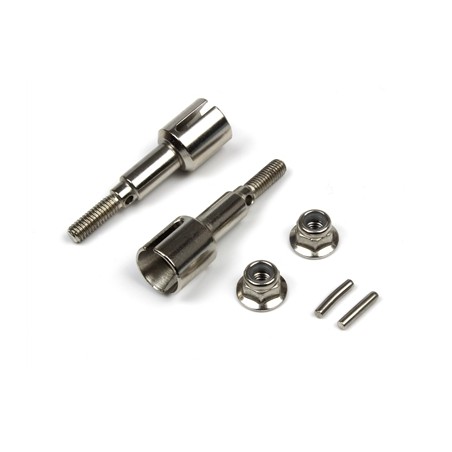 Rear Wheel Axles Steel/2pcs