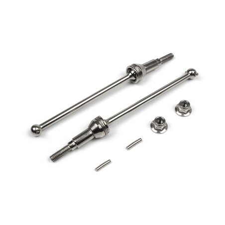 Front Universal Drive Shafts Steel/2pcs