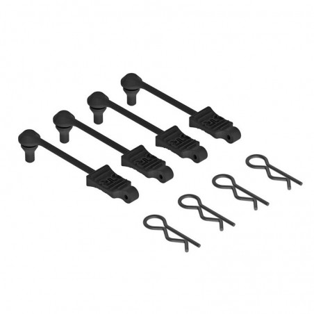 body clip retainer 1/10 scale black