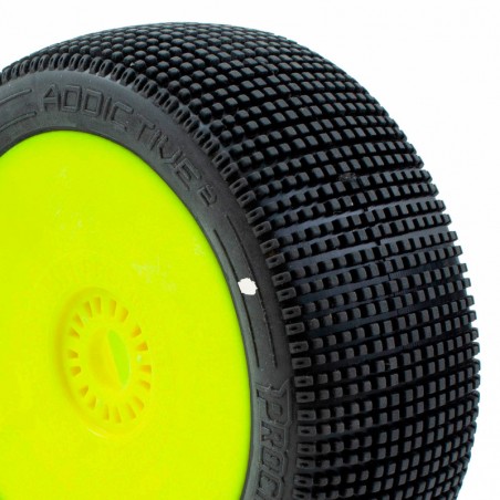 ADDICTIVE v2 BUGGY C1 (SUPER SOFT) NA BORDA AMARELA (2 unid.)