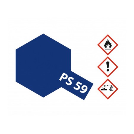 PS-59 Dark Metallic Blue Polycarb. 100ml