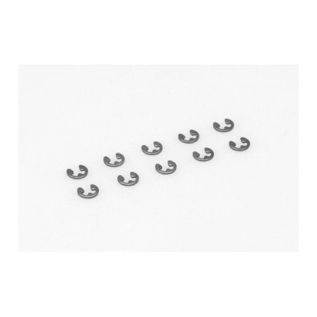 E-clips, 1,5mm, Spring Steel (10pcs)
