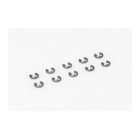 E-clips, 1,9mm, Spring Steel (10pcs)
