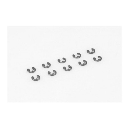 E-clips, 3,2mm, Spring Steel (10pcs)