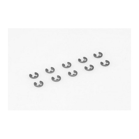 E-clips, 2,3mm, Spring Steel