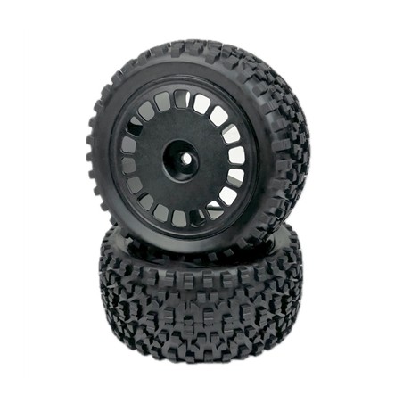 1:10 Buggy Wheel Set "Mini Block" rear black 2