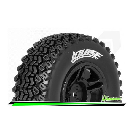 SC-HUMMER - 1-10 Short Course Tire Set - Mounted - Soft - B