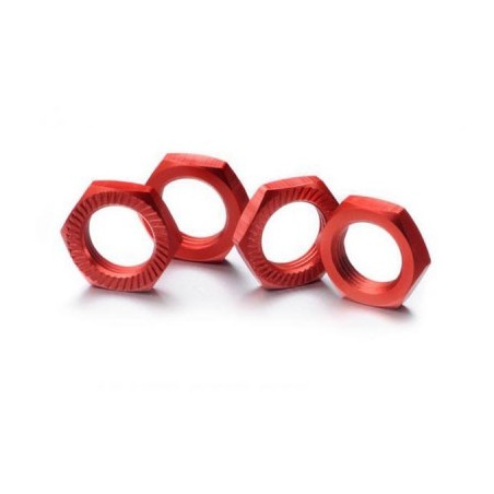 Wheel Hub Set 17mm red (4)