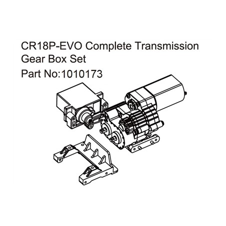 Gear Box Harv./RV - EVO 1:18