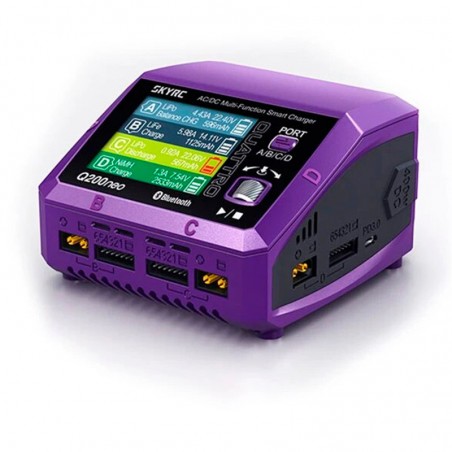 CARREGADOR SKYRC Q200NEO AC/DC MULTIFUNÇÃO SMART LIPO 1-6S 10A