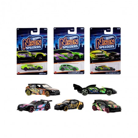 HOT WHEELS NEON SPEEDERS CARRINHO SORT.