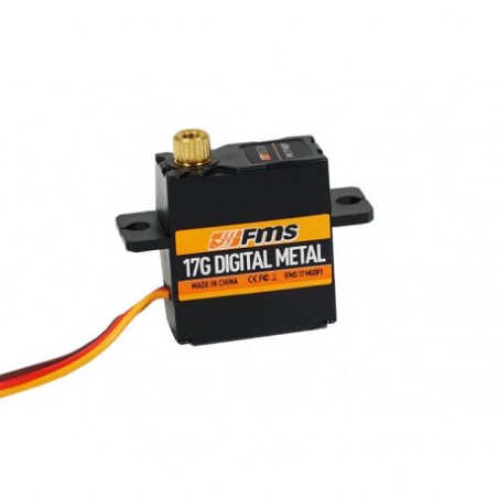 Servo de engrenagem digital de metal positivo de 17g com fio de 700 mm