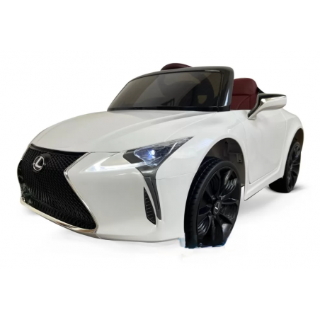 Carro eletrico para crianças Lexus LC 500 12V 2.4G Branco