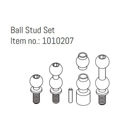 Ball Stud Set - GOAT 1010207