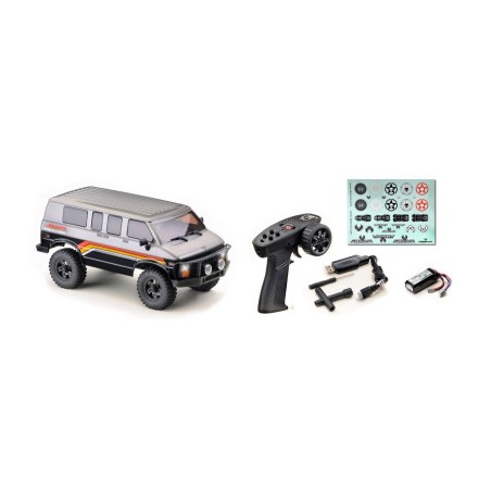 1:18 EVO Crawler "Rock Van V2" 2-Gear gunmetal RTR