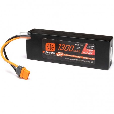 Smart 11.1V 1300mAh 3S 30C G2 LiPo : IC2