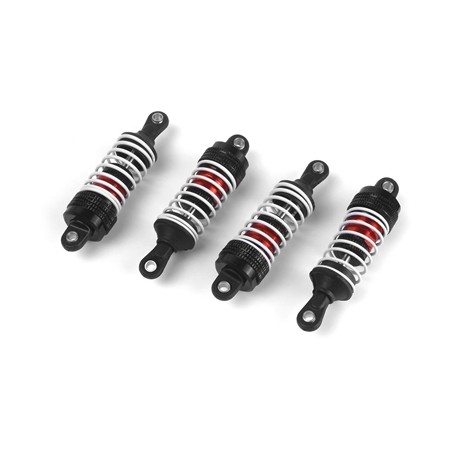 Maverick Aluminum Oil-Filled Shock Absorber Set Red/4pcs