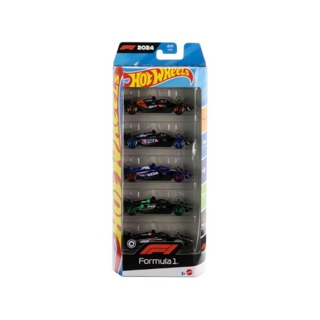 HOT WHEELS FORMULA 1 PACK 5 CARROS JGF58