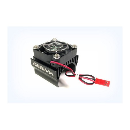 Metal Top Heatsink with fan for 1:8 up to ø40mm , black