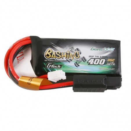 GENS ACE G-TECH 400 mAh 7,4V 35C 2S1P WITH JST PLUG BASHING SERIES