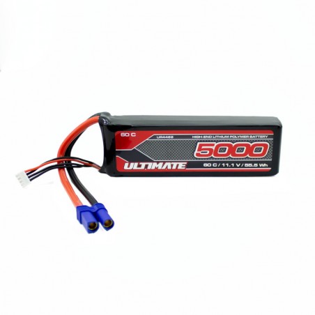 BATERIA ULTIMATE LiPo HC 11.1v. 5000 mAh 60C EC5