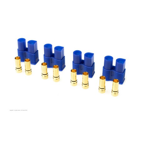 Revtec - Connector - EC-3 - Gold Plated - Male - 4 pcs