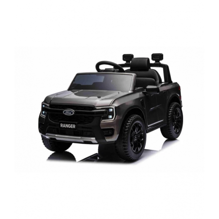 Carro eletrico para crianças Ford Ranger, carro elétrico infantil de 12 volts com pneus de borracha , banco em pele